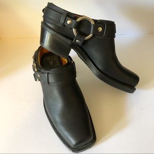 Frye Leather Harness Clogs Mules 6.5